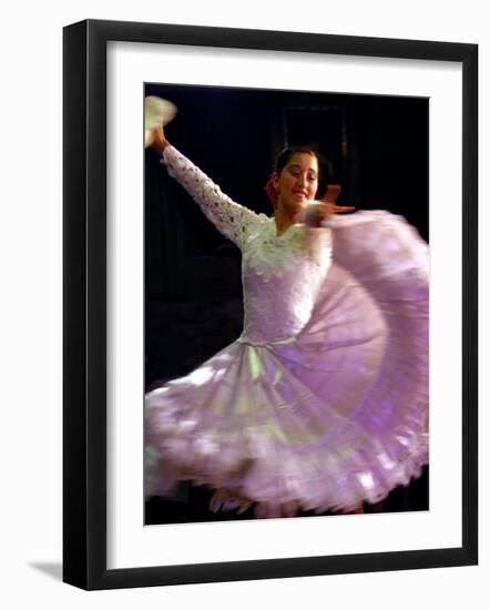 Peruvian Folkloric Show, Lima, Peru-Cindy Miller Hopkins-Framed Photographic Print