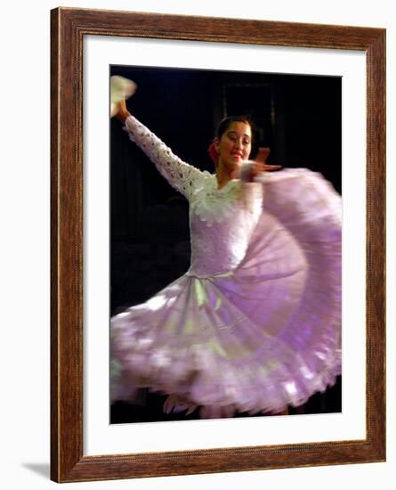 Peruvian Folkloric Show, Lima, Peru-Cindy Miller Hopkins-Framed Photographic Print