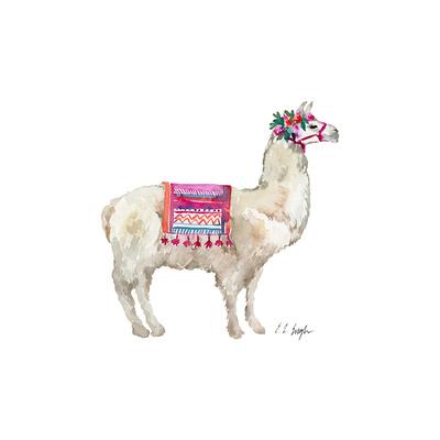 PeruVIan Llama Art Print by Elise Engh
