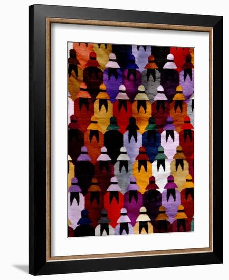 Peruvian Rug and Native Woman in Hat, Aguas Calientes, Peru-Cindy Miller Hopkins-Framed Photographic Print