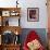 Peruvian Rug and Native Woman in Hat, Aguas Calientes, Peru-Cindy Miller Hopkins-Framed Photographic Print displayed on a wall