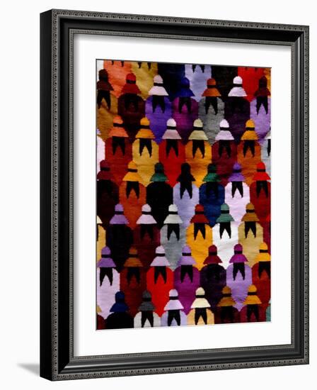 Peruvian Rug and Native Woman in Hat, Aguas Calientes, Peru-Cindy Miller Hopkins-Framed Photographic Print