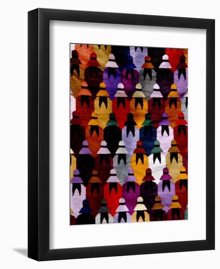 Peruvian Rug and Native Woman in Hat, Aguas Calientes, Peru-Cindy Miller Hopkins-Framed Photographic Print