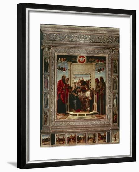Pesaro Altarpiece-Giovanni Bellini-Framed Giclee Print