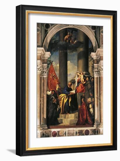 Pesaro Madonna-Titian (Tiziano Vecelli)-Framed Giclee Print