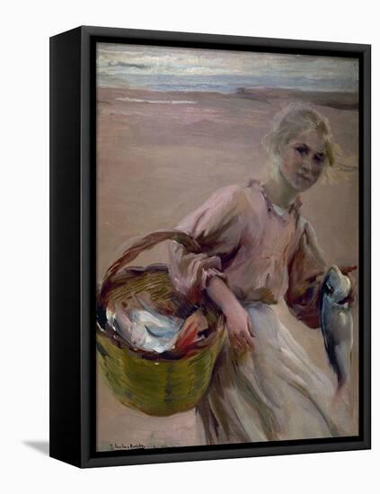 Pescadora Valenciana, 1900-Joaquín Sorolla y Bastida-Framed Premier Image Canvas