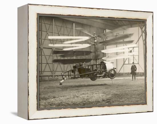 Pescara Helicopter 1922-null-Framed Premier Image Canvas