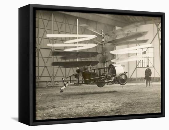 Pescara Helicopter 1922-null-Framed Premier Image Canvas