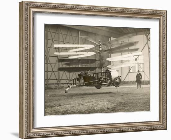 Pescara Helicopter 1922-null-Framed Photographic Print