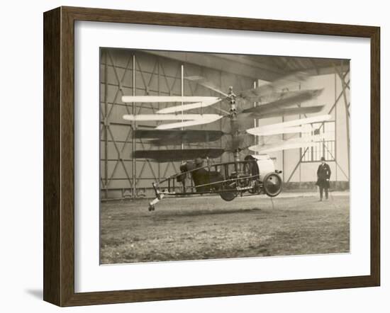 Pescara Helicopter 1922-null-Framed Photographic Print