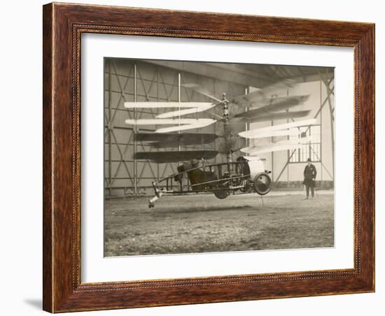 Pescara Helicopter 1922-null-Framed Photographic Print