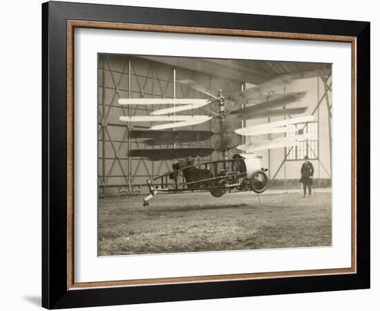 Pescara Helicopter 1922-null-Framed Photographic Print