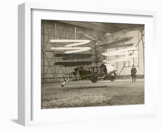 Pescara Helicopter 1922-null-Framed Photographic Print