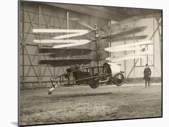 Pescara Helicopter 1922-null-Mounted Photographic Print