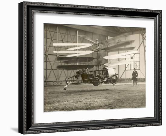 Pescara Helicopter 1922-null-Framed Photographic Print