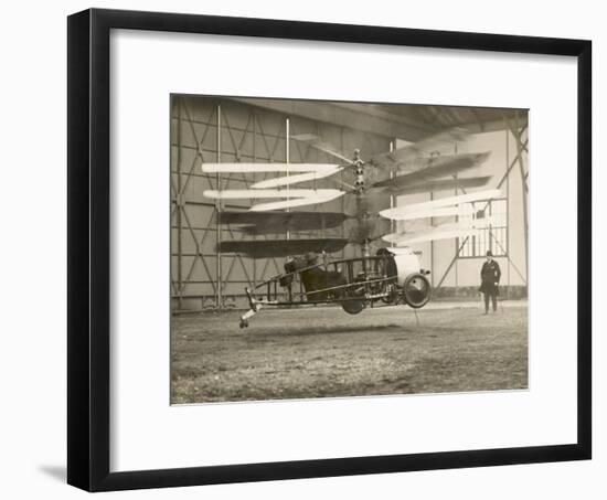 Pescara Helicopter 1922-null-Framed Photographic Print