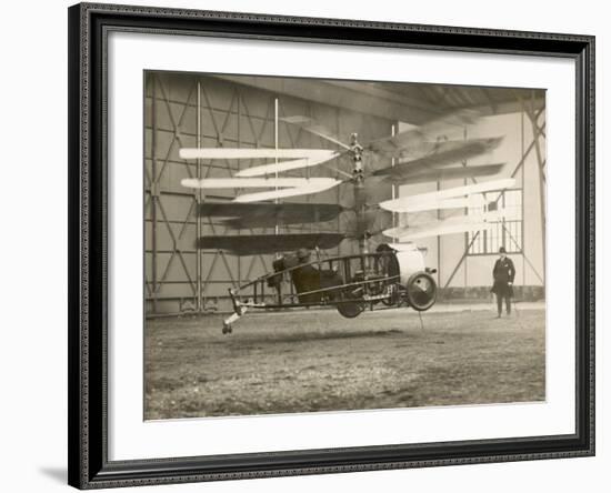 Pescara Helicopter 1922-null-Framed Photographic Print