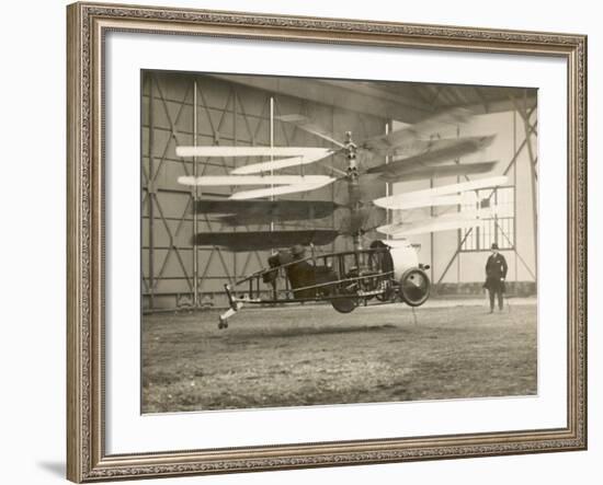 Pescara Helicopter 1922-null-Framed Photographic Print