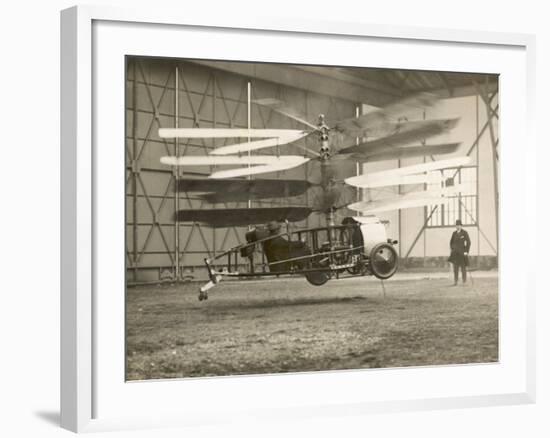 Pescara Helicopter 1922-null-Framed Photographic Print