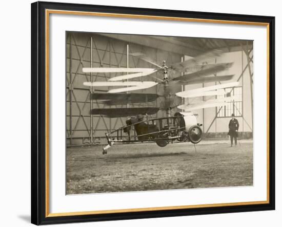 Pescara Helicopter 1922-null-Framed Photographic Print