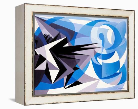 Pessimism and Optimism-Giacomo Balla-Framed Premier Image Canvas