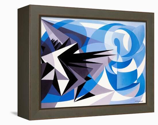 Pessimism and Optimism-Giacomo Balla-Framed Premier Image Canvas