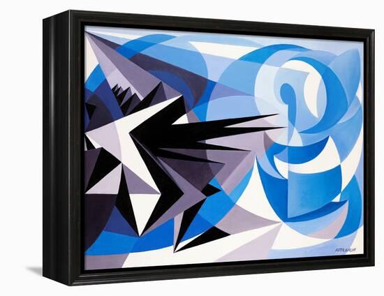 Pessimism and Optimism-Giacomo Balla-Framed Premier Image Canvas