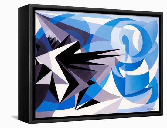 Pessimism and Optimism-Giacomo Balla-Framed Premier Image Canvas