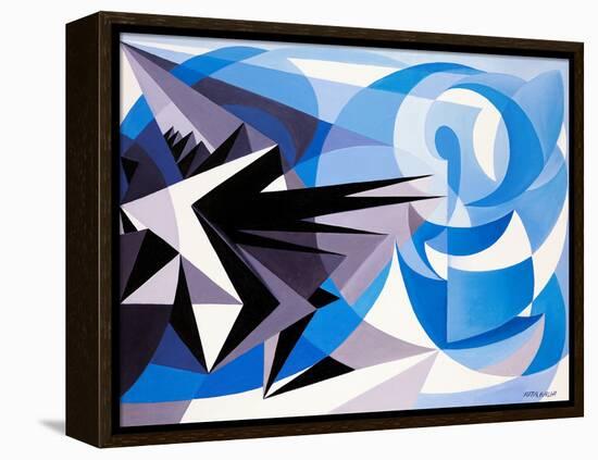 Pessimism and Optimism-Giacomo Balla-Framed Premier Image Canvas