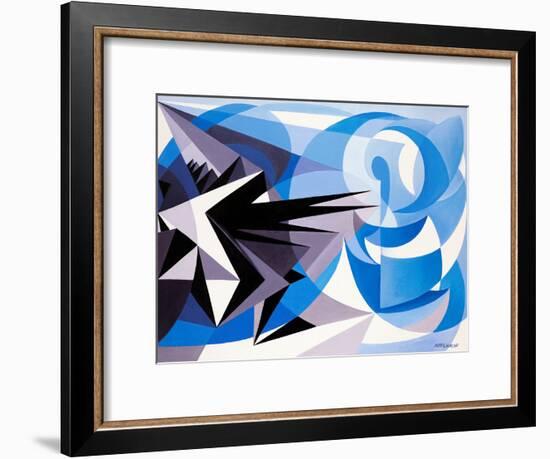 Pessimism and Optimism-Giacomo Balla-Framed Giclee Print