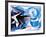 Pessimism and Optimism-Giacomo Balla-Framed Giclee Print