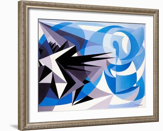 Pessimism and Optimism-Giacomo Balla-Framed Giclee Print