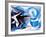 Pessimism and Optimism-Giacomo Balla-Framed Giclee Print