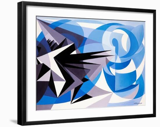 Pessimism and Optimism-Giacomo Balla-Framed Giclee Print