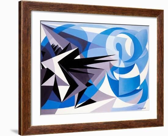 Pessimism and Optimism-Giacomo Balla-Framed Giclee Print