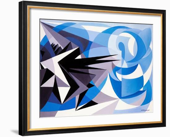 Pessimism and Optimism-Giacomo Balla-Framed Giclee Print