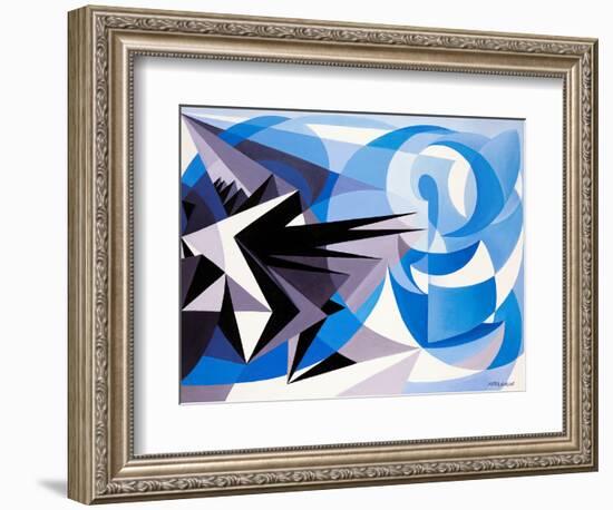 Pessimism and Optimism-Giacomo Balla-Framed Giclee Print