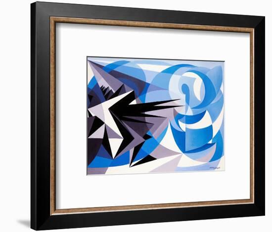 Pessimism and Optimism-Giacomo Balla-Framed Giclee Print