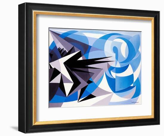 Pessimism and Optimism-Giacomo Balla-Framed Giclee Print