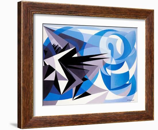 Pessimism and Optimism-Giacomo Balla-Framed Giclee Print