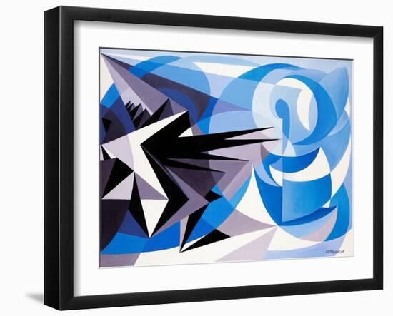 Pessimism and Optimism-Giacomo Balla-Framed Giclee Print