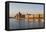 Pest, the River Danube and the Hungarian Parliament Building-Massimo Borchi-Framed Premier Image Canvas