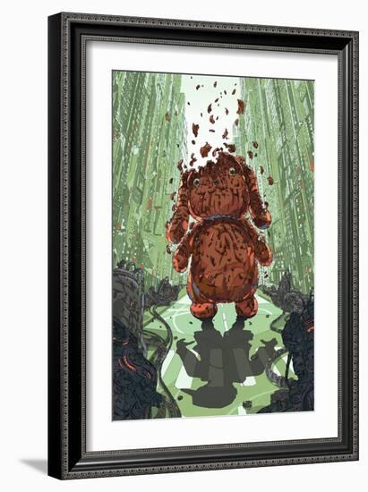 Pet Destroyer-HR-FM-Framed Art Print