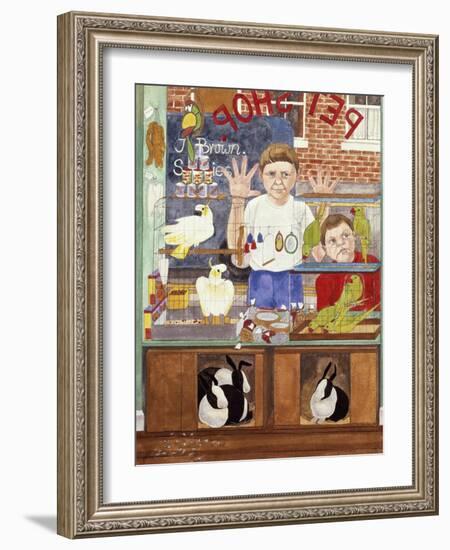 Pet Shop Boys-Linda Benton-Framed Giclee Print