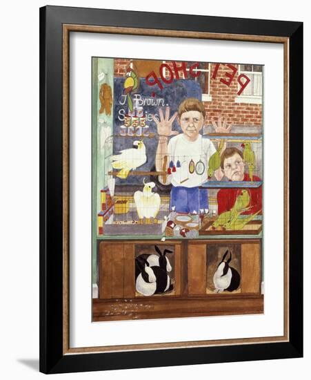 Pet Shop Boys-Linda Benton-Framed Giclee Print