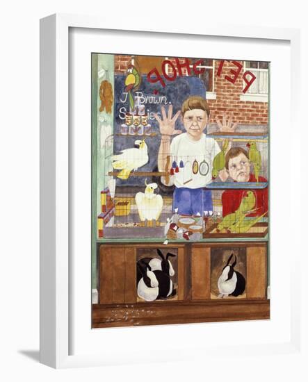 Pet Shop Boys-Linda Benton-Framed Giclee Print