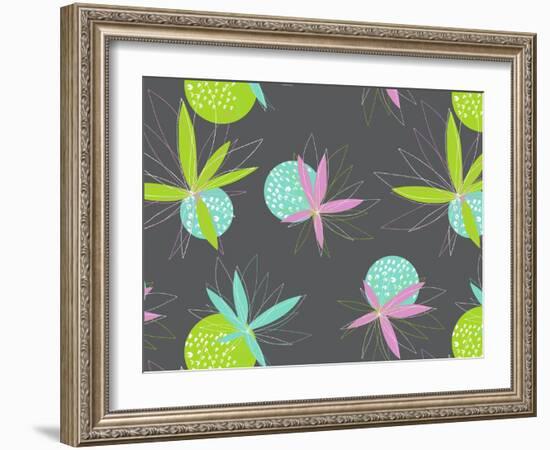 Petal Stitch-Joanne Paynter Design-Framed Giclee Print