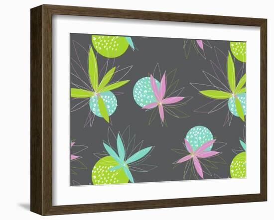 Petal Stitch-Joanne Paynter Design-Framed Giclee Print