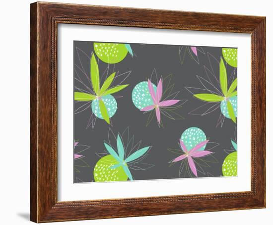 Petal Stitch-Joanne Paynter Design-Framed Giclee Print