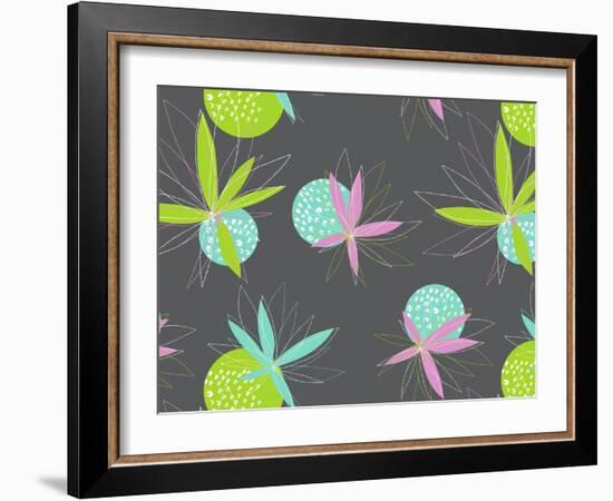 Petal Stitch-Joanne Paynter Design-Framed Giclee Print